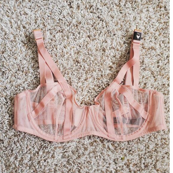 VS VICTORIA SECRET Pink Unlined Balconet BRA, 34C w Tags - Picture 1 of 8